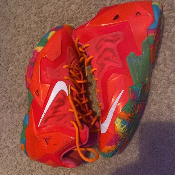 Nike Shoes | Nike Lebron XI Fruity Pebbles,.(RARE) - Picture 2 of 2